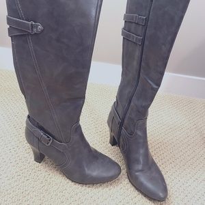 Lifestride tall boots heather gray size 7 or 7.5